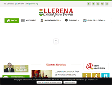 Tablet Screenshot of llerena.org